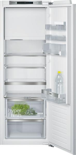Siemens KI72LADE0 - iQ500, Einbau-Kühlschrank mit Gefrierfach, Flachscharnier mit Softeinzug, Nische 56 x 158 cm